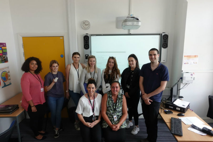 photo - student dental nurses at Derby College