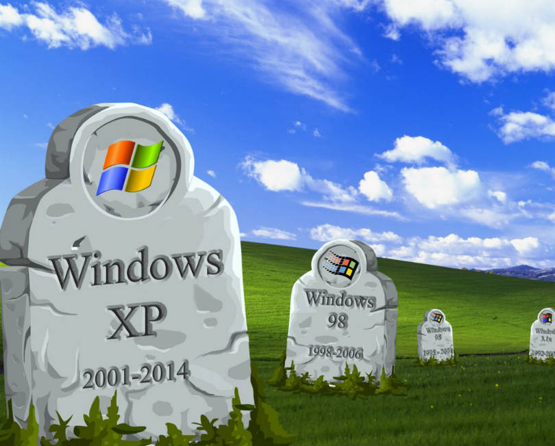 graphic - RIP Windows XP