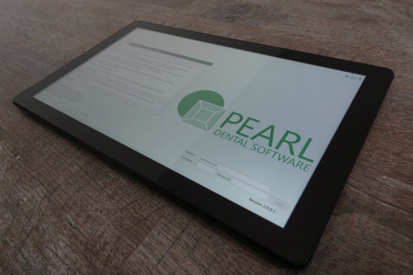 Photo - Tablet running PearlPad